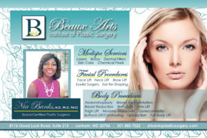 Beaux Arts Institute of Plastic Surgery half-page ad designed by Kathleen E. Wilson | © 2014